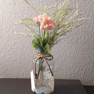 Decorative vase with flowers